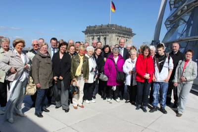 Treffen mit unserem CDU-Bundestagsabgeodneten Ralf Brinkhaus auf dem Reichtagsgebude